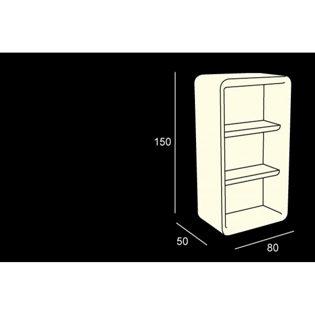 Spatiu depozitare cu iluminare din polietilena Bartolomeo Display Light - Nuovo Design